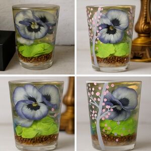 Handmade Epoxy Resin Floral Paperweight – One of a Kind